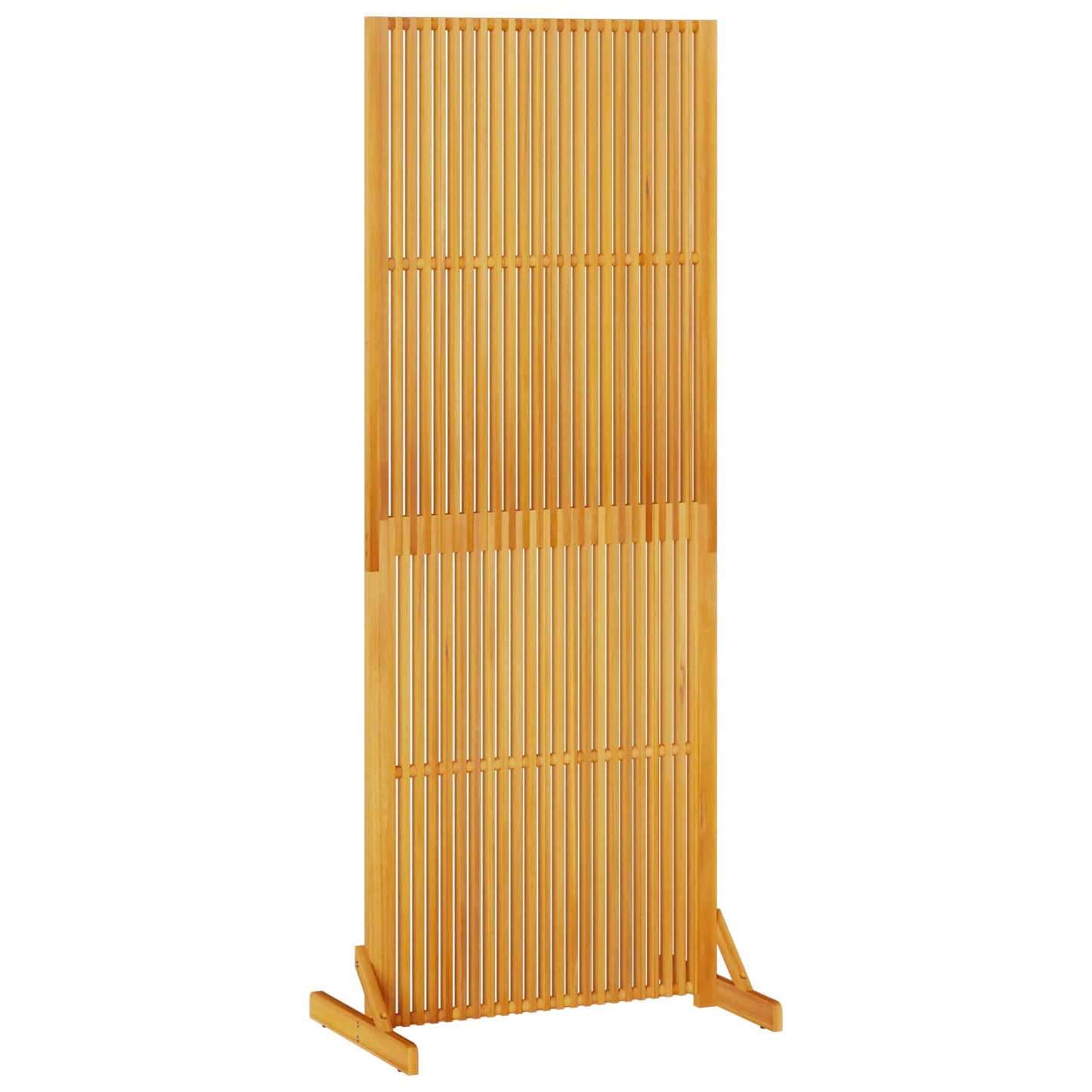 Sichtschutz Braun 79,5 x 50 x 200 cm Massivholz Akazie