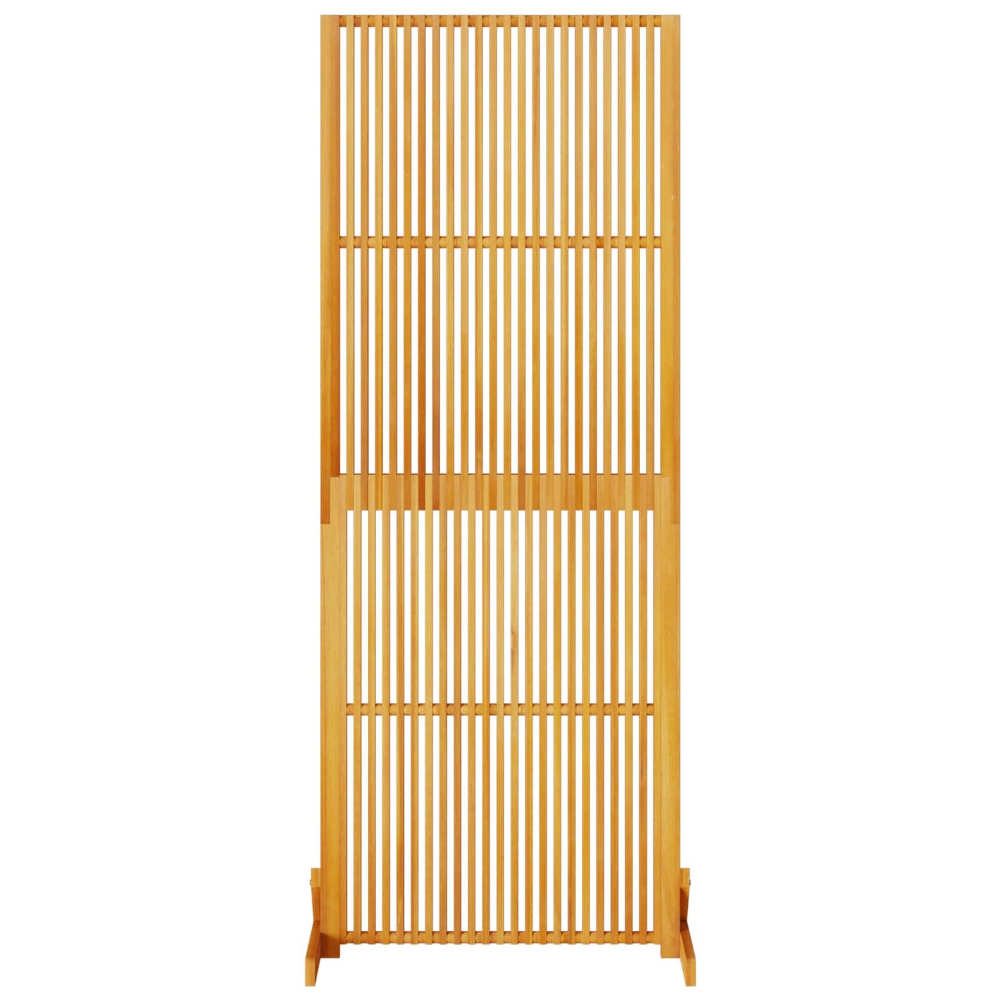 Sichtschutz Braun 79,5 x 50 x 200 cm Massivholz Akazie