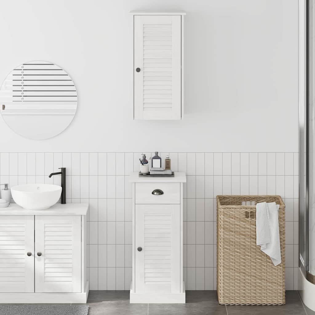 Badezimmerschrank VIGO 2 pcs Weiß und Antikweiß 37 x 34 x 80 cm