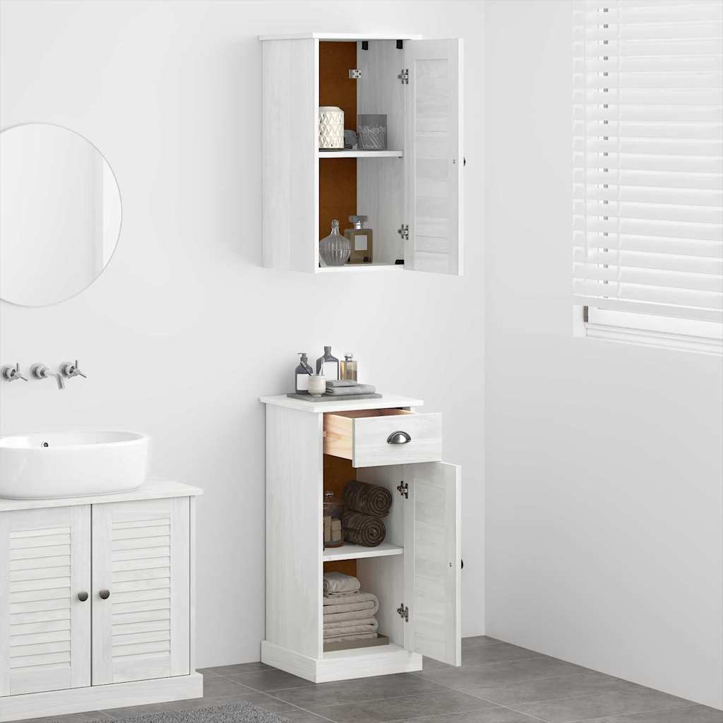 Badezimmerschrank VIGO 2 pcs Weiß und Antikweiß 37 x 34 x 80 cm