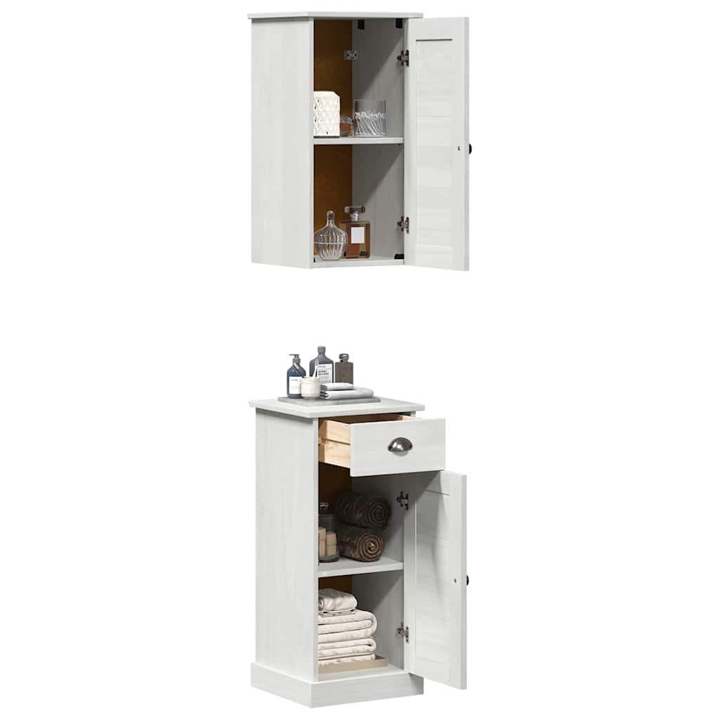 Badezimmerschrank VIGO 2 pcs Weiß und Antikweiß 37 x 34 x 80 cm