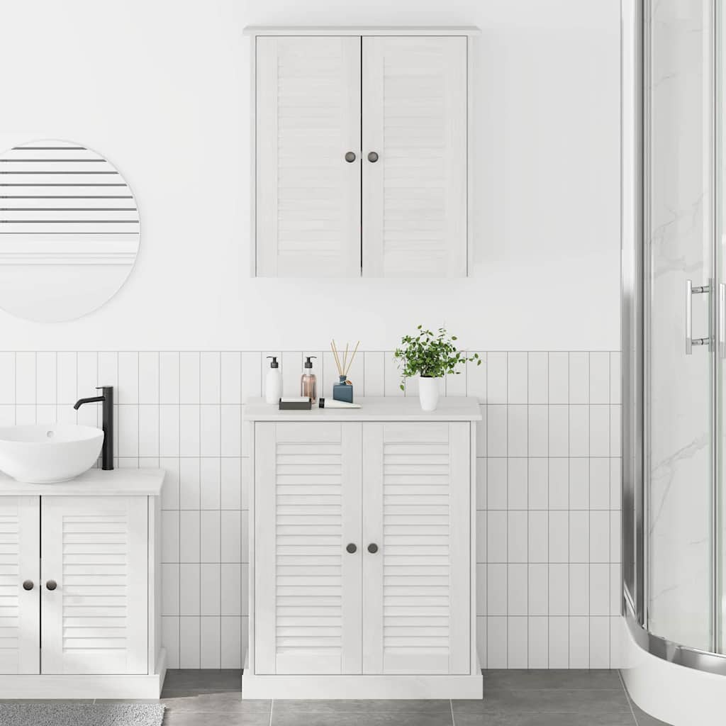 Badezimmermöbel Set mit Regal 2 pcs Braun 67,5 x 34 x 80 cm
