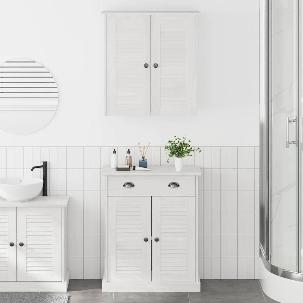Badezimmermöbel Set mit Regal 2 pcs Braun 67,5 x 34 x 80 cm