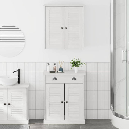Badezimmermöbel Set mit Regal 2 pcs Braun 67,5 x 34 x 80 cm