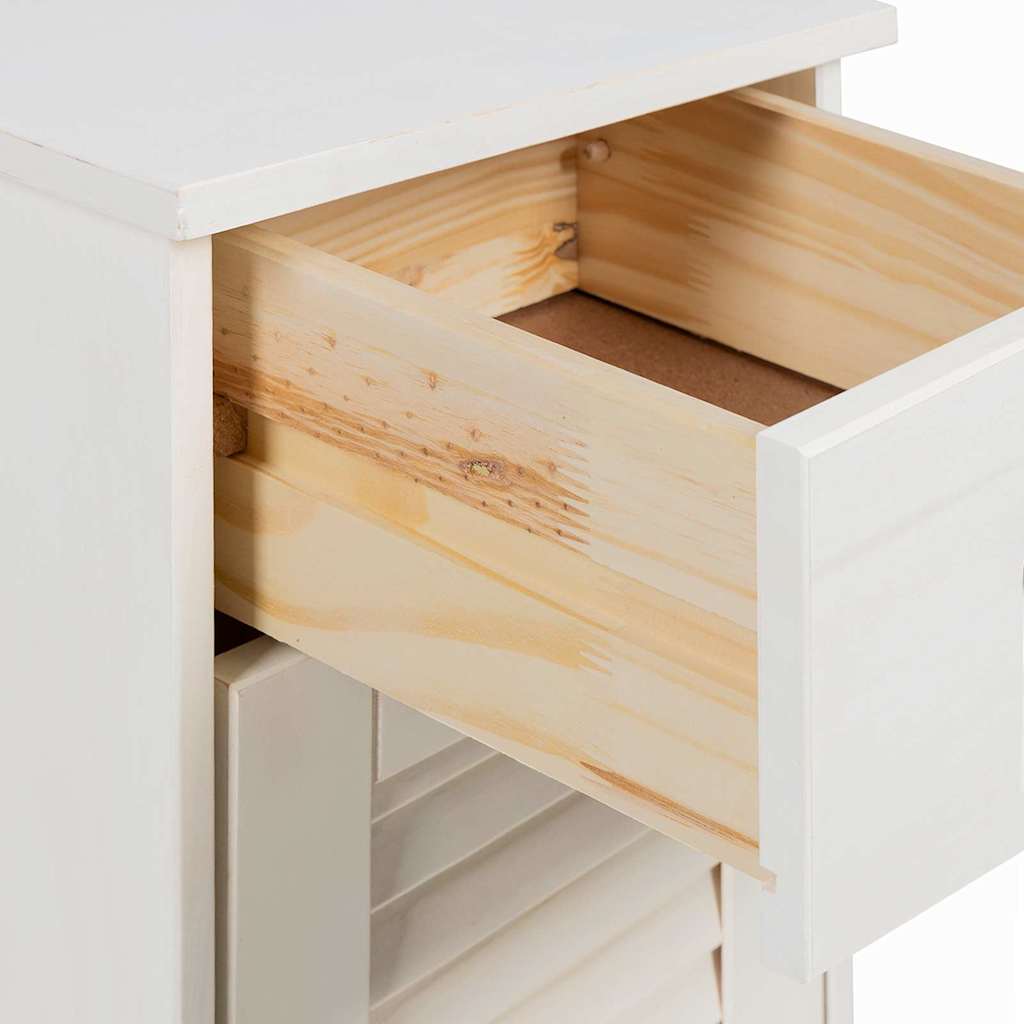 Badezimmermöbel-Set 4 stk. Antik Weiß 37 x 34 x 110 cm