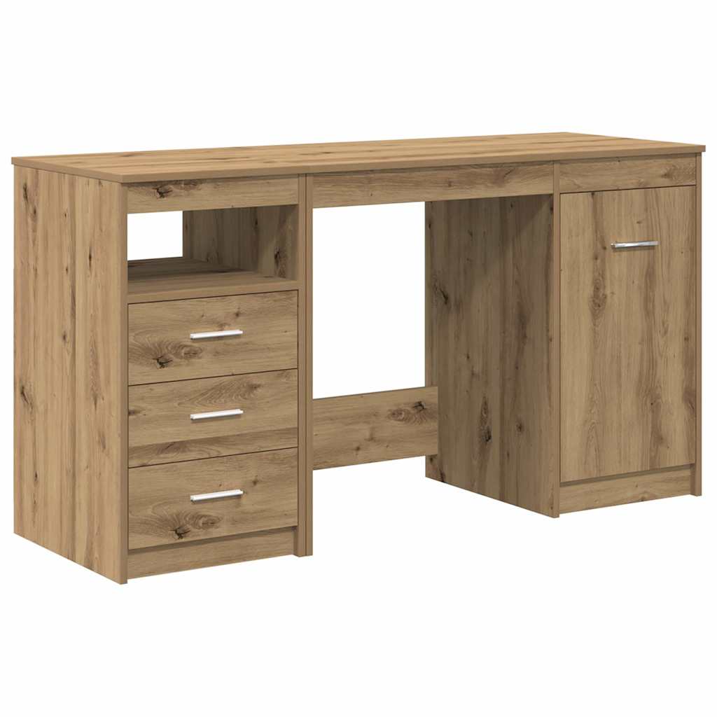 Schreibtisch mit Schrank Artisan Oak Engineered Wood