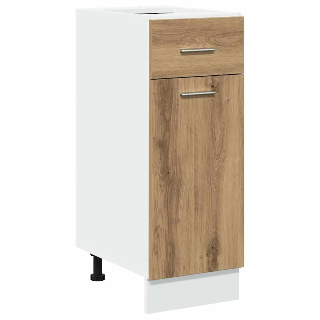 11-tlg. Küchenschrank-Set Lyon Artisan-Eiche Holzwerkstoff
