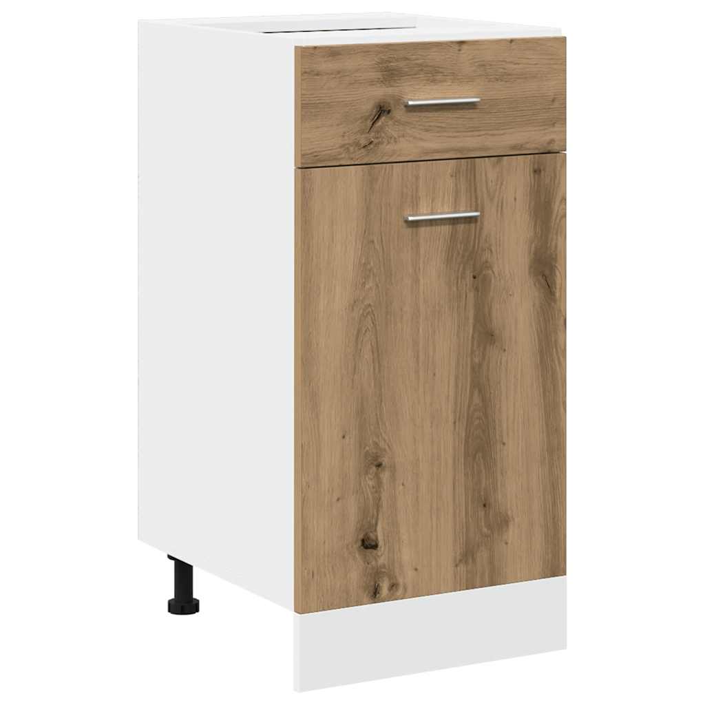 11-tlg. Küchenschrank-Set Lyon Artisan-Eiche Holzwerkstoff
