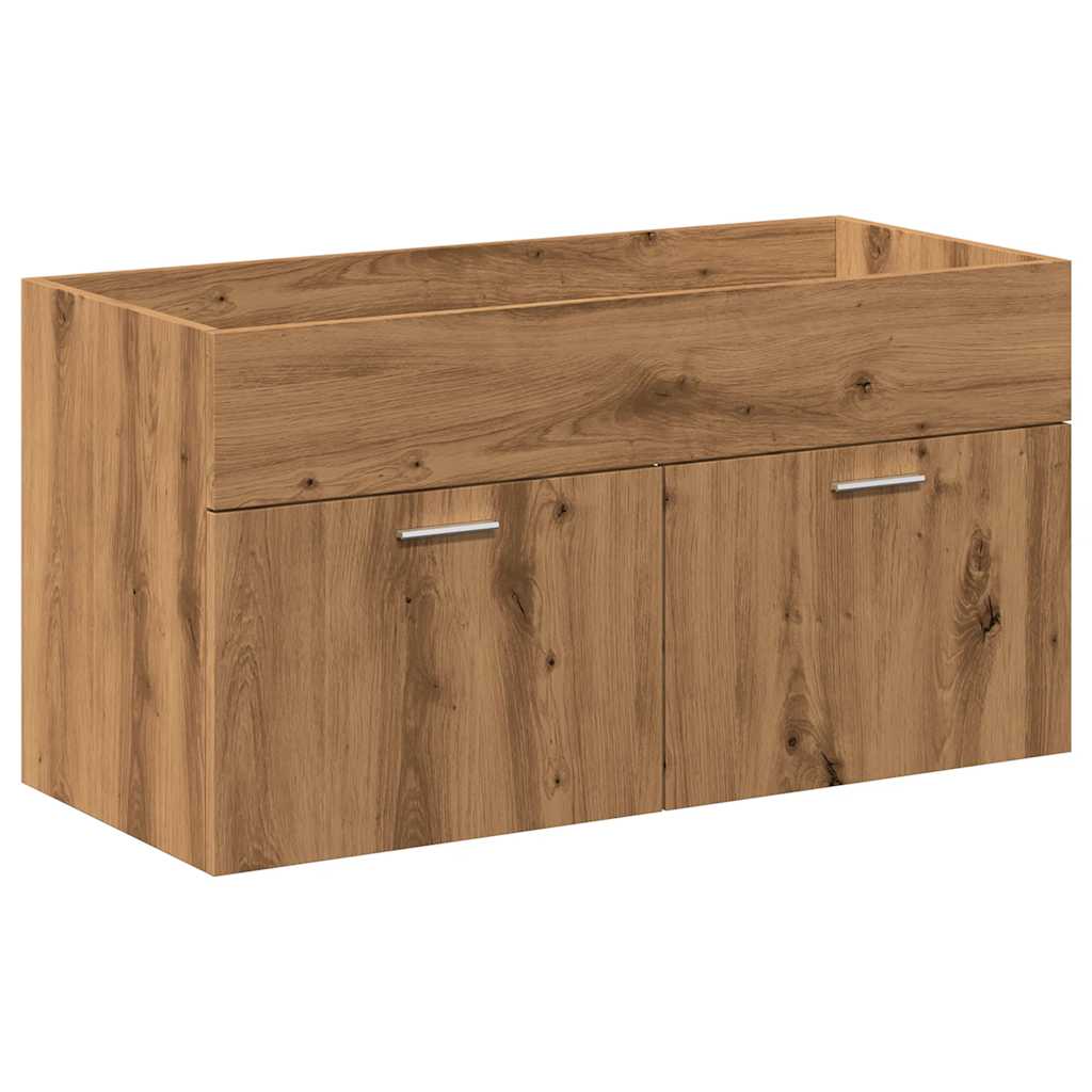 4-tlg. Badmöbel-Set Artisan-Eiche Holzwerkstoff