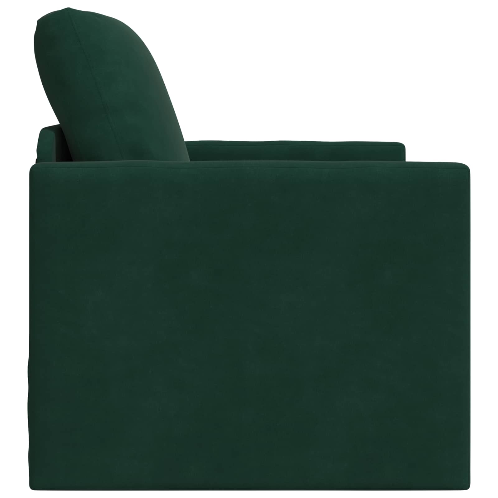 Schlafsofa Dunkelgrün 74 x 77 x 81 cm Samt
