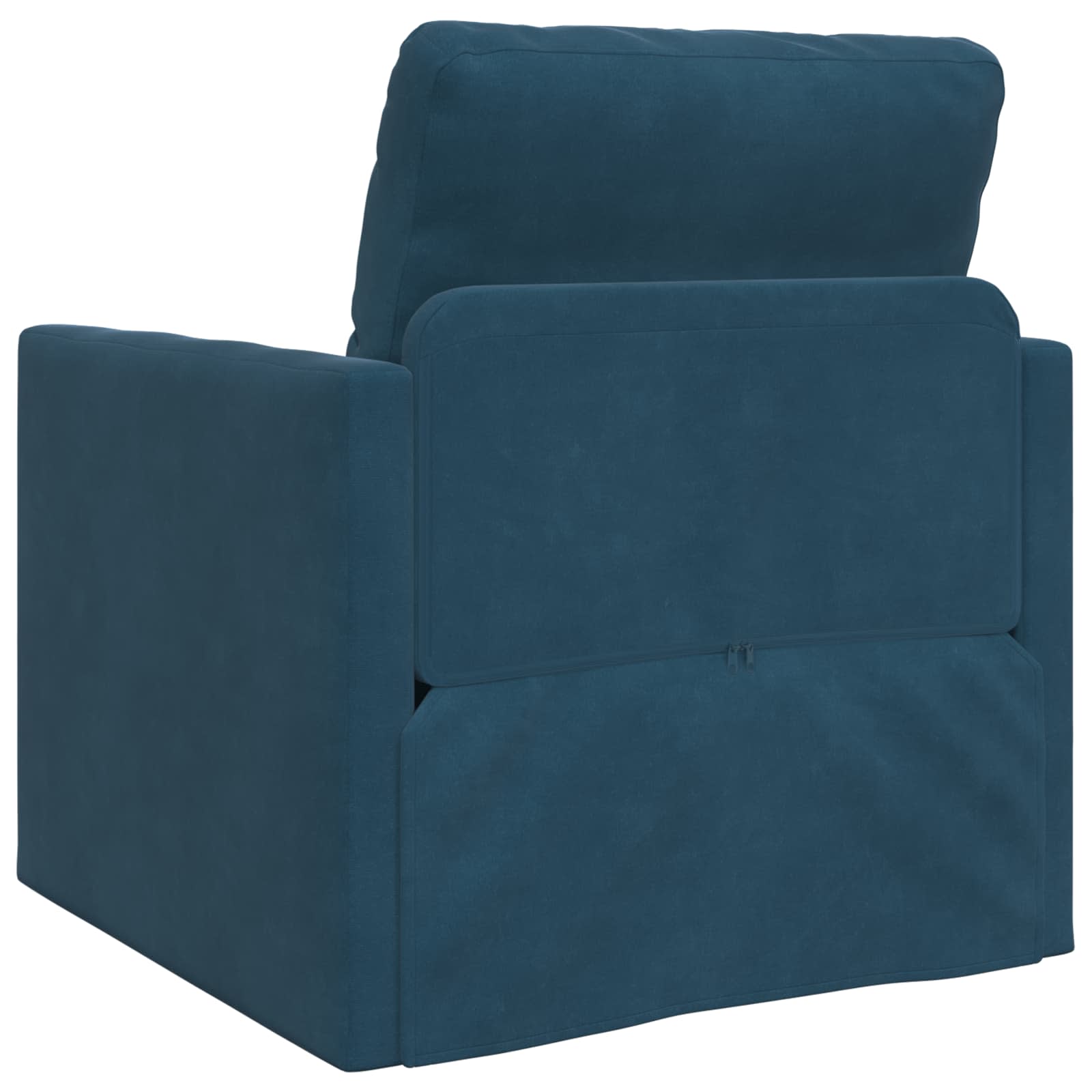 Schlafsofa Blau 74 x 77 x 81 cm Samt