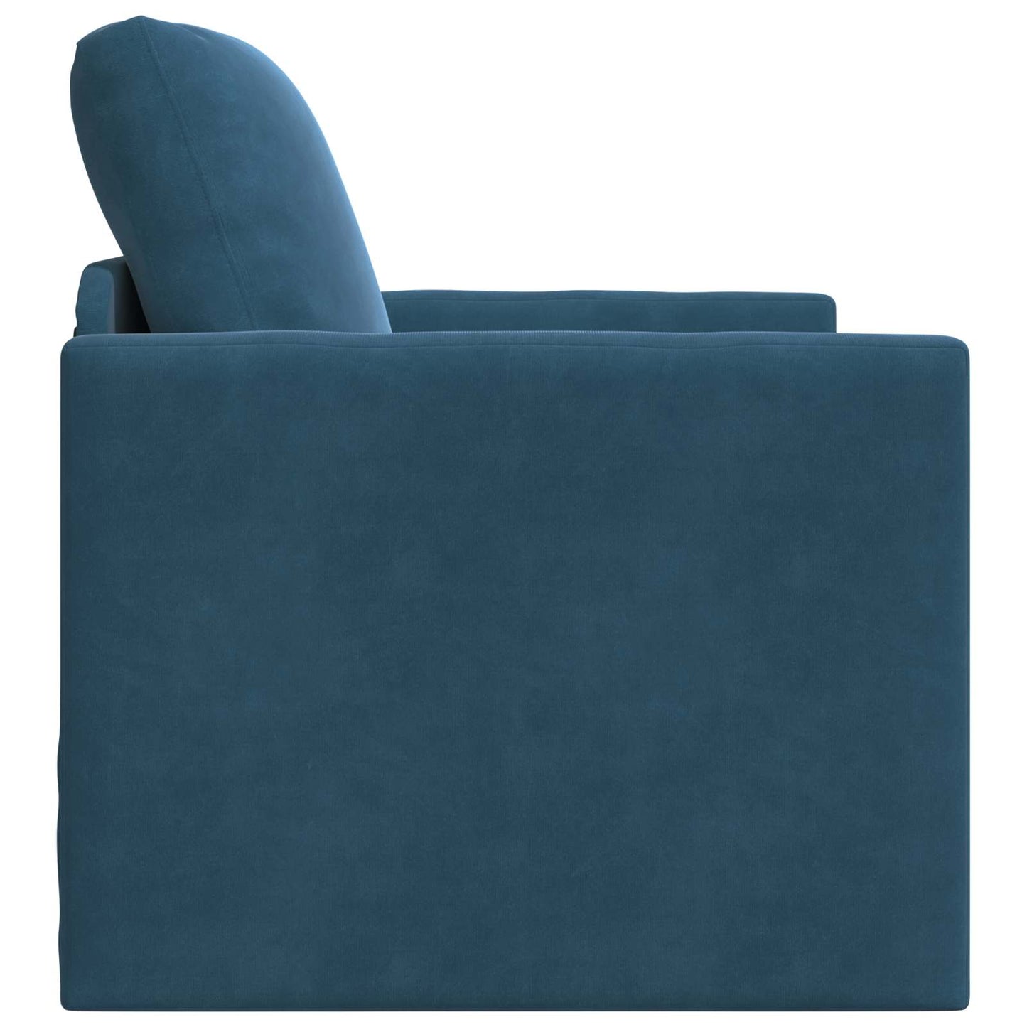 Schlafsofa Blau 74 x 77 x 81 cm Samt