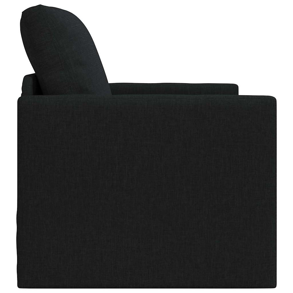 Schlafsofa Schwarz 74 x 77 x 81 cm Stoff