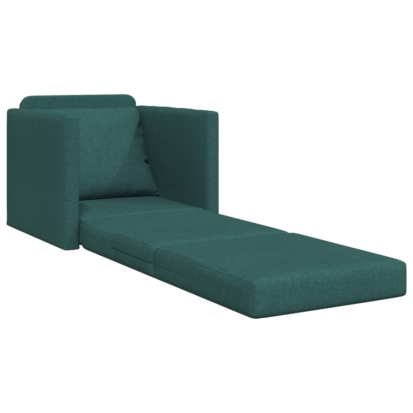 Schlafsofa Dunkelgrün 74 x 77 x 81 cm Stoff