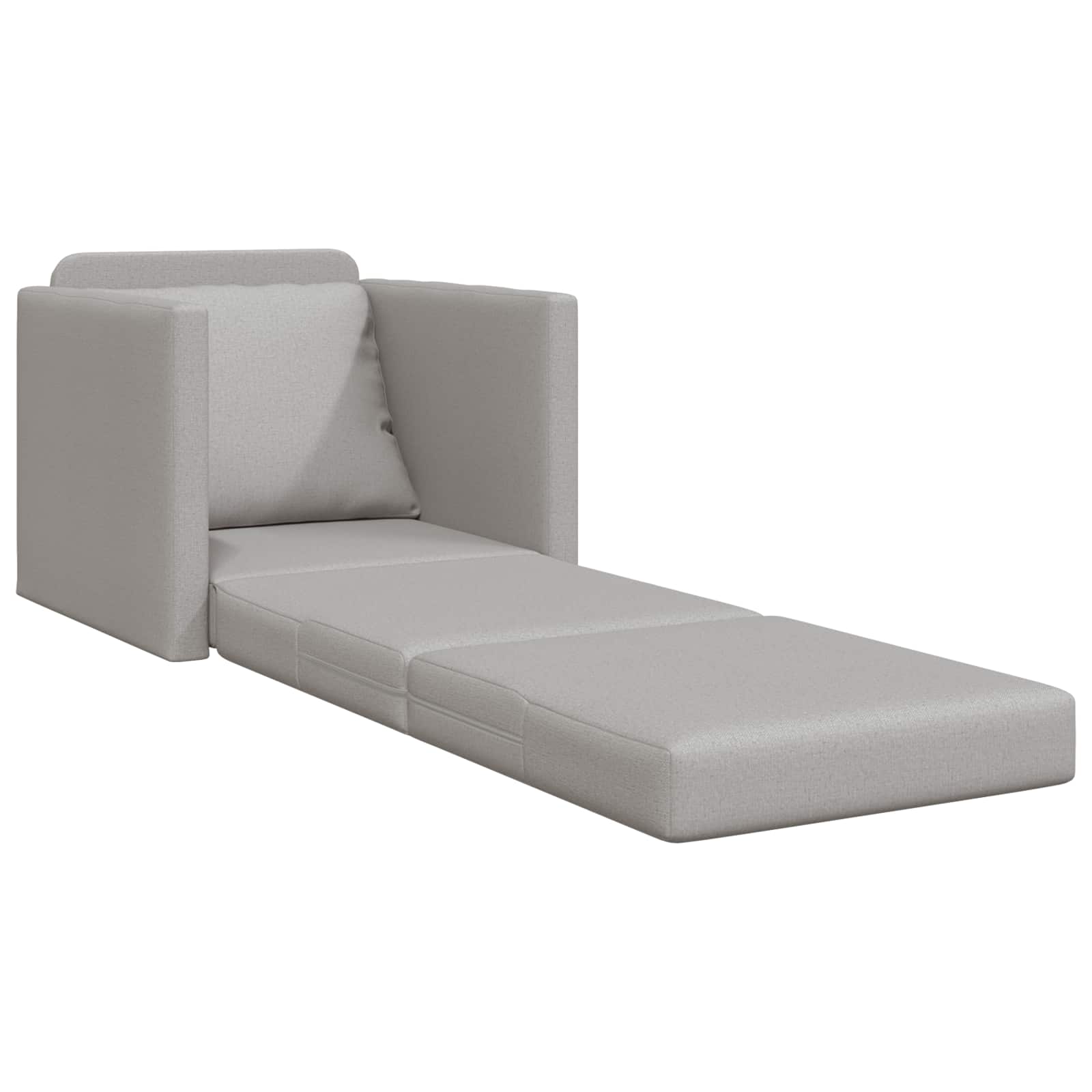 Schlafsofa Wolkengrau 74 x 77 x 81 cm Stoff