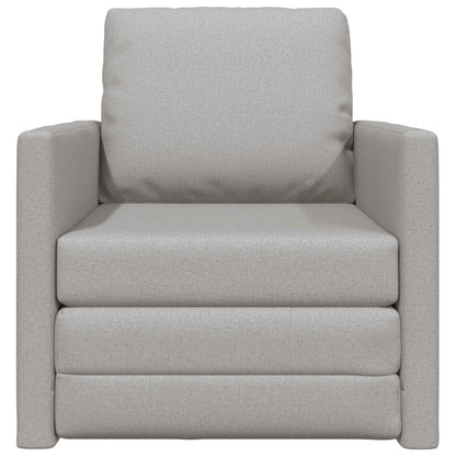 Schlafsofa Wolkengrau 74 x 77 x 81 cm Stoff
