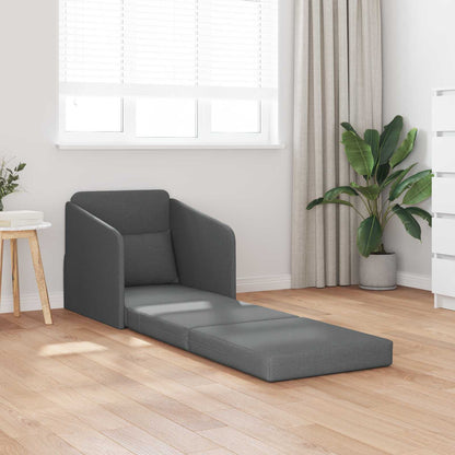 Schlafsofa Dunkelgrau 65 x 80 x 83 cm Stoff