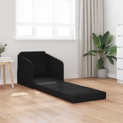 Schlafsofa Schwarz 65 x 80 x 83 cm Stoff