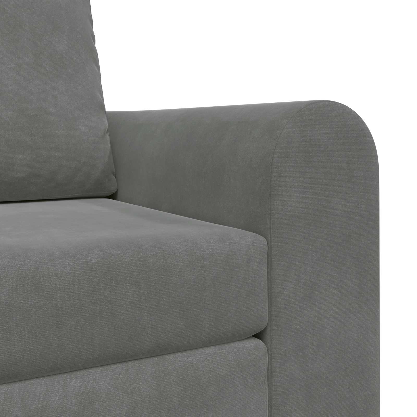 Schlafsofa Dunkelgrau 98 x 71 x 83 cm Samt