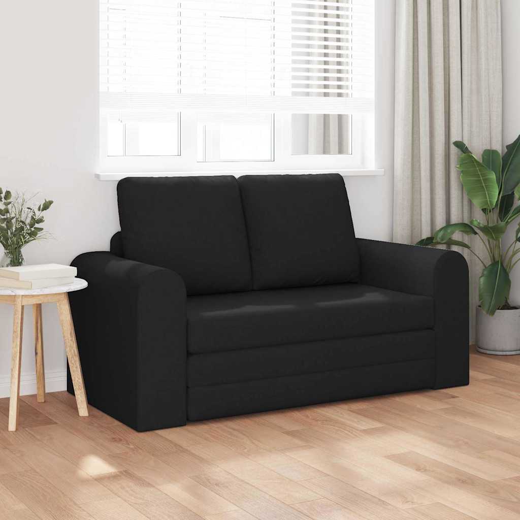 Schlafsofa 60cm Schwarz Stoff