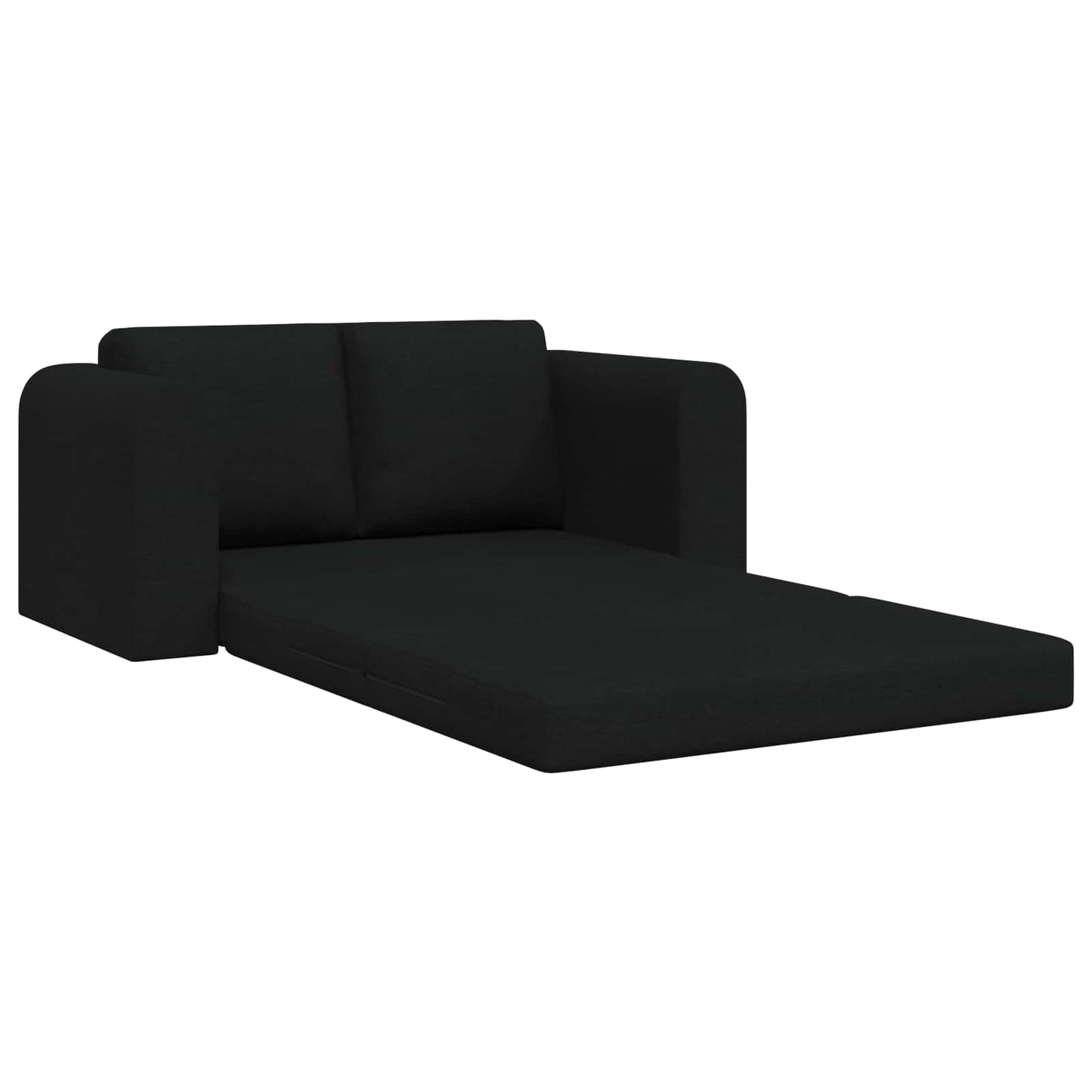 Schlafsofa 60cm Schwarz Stoff