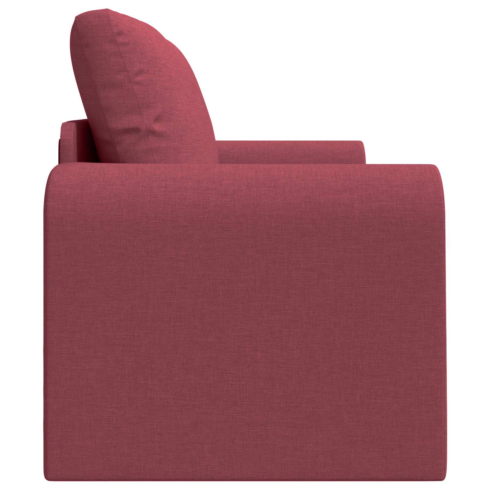 Schlafsofa 60cm Weinrot Stoff