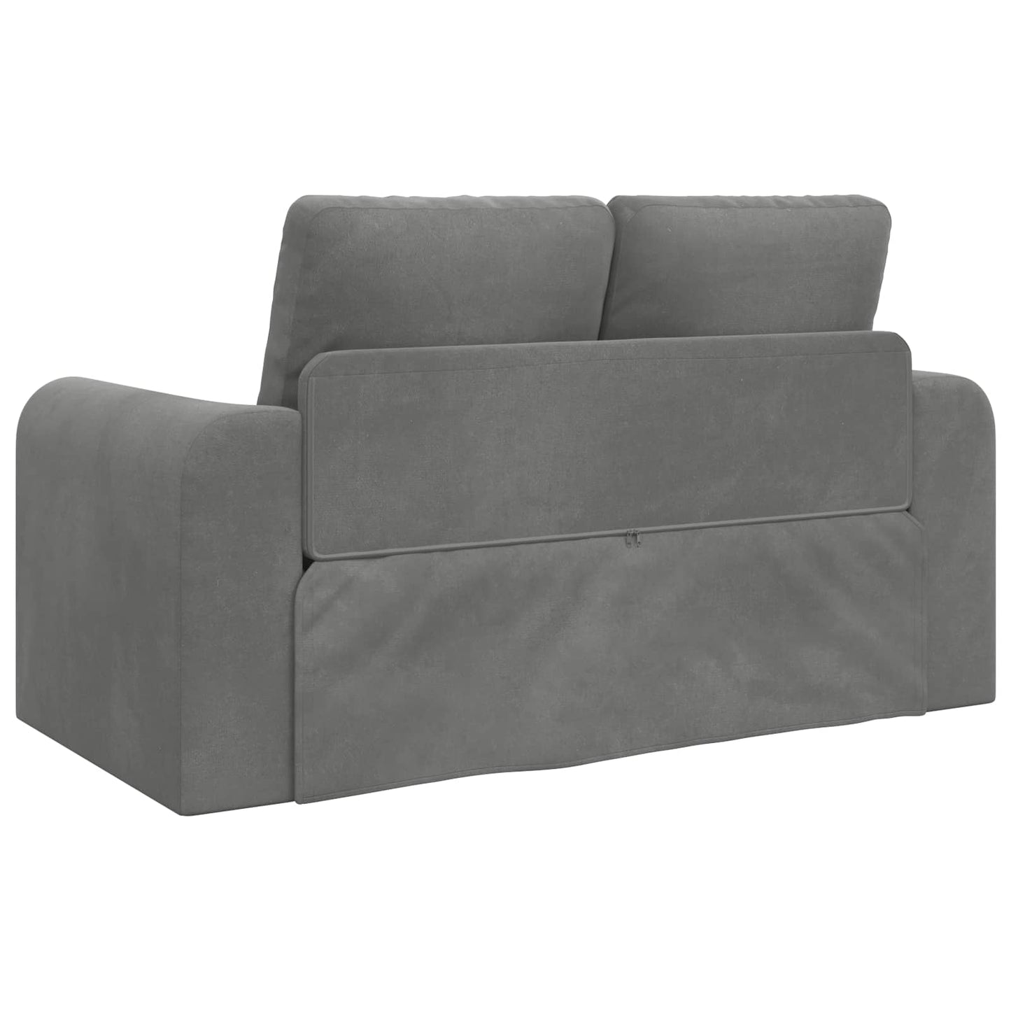 Schlafsofa Dunkelgrau 148 x 71 x 83 cm Samt