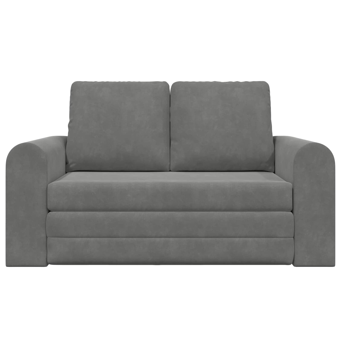 Schlafsofa Dunkelgrau 148 x 71 x 83 cm Samt