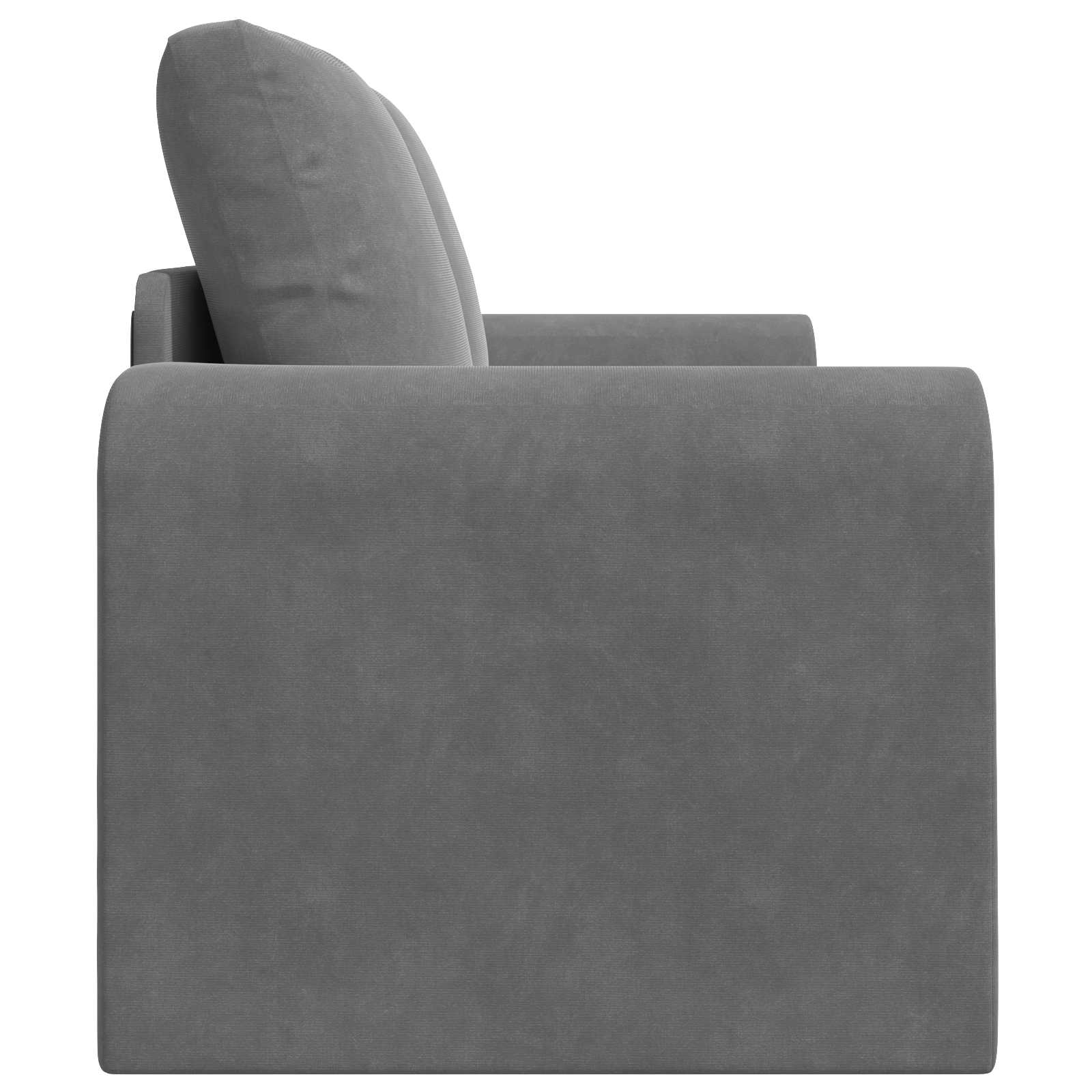 Schlafsofa Dunkelgrau 148 x 71 x 83 cm Samt