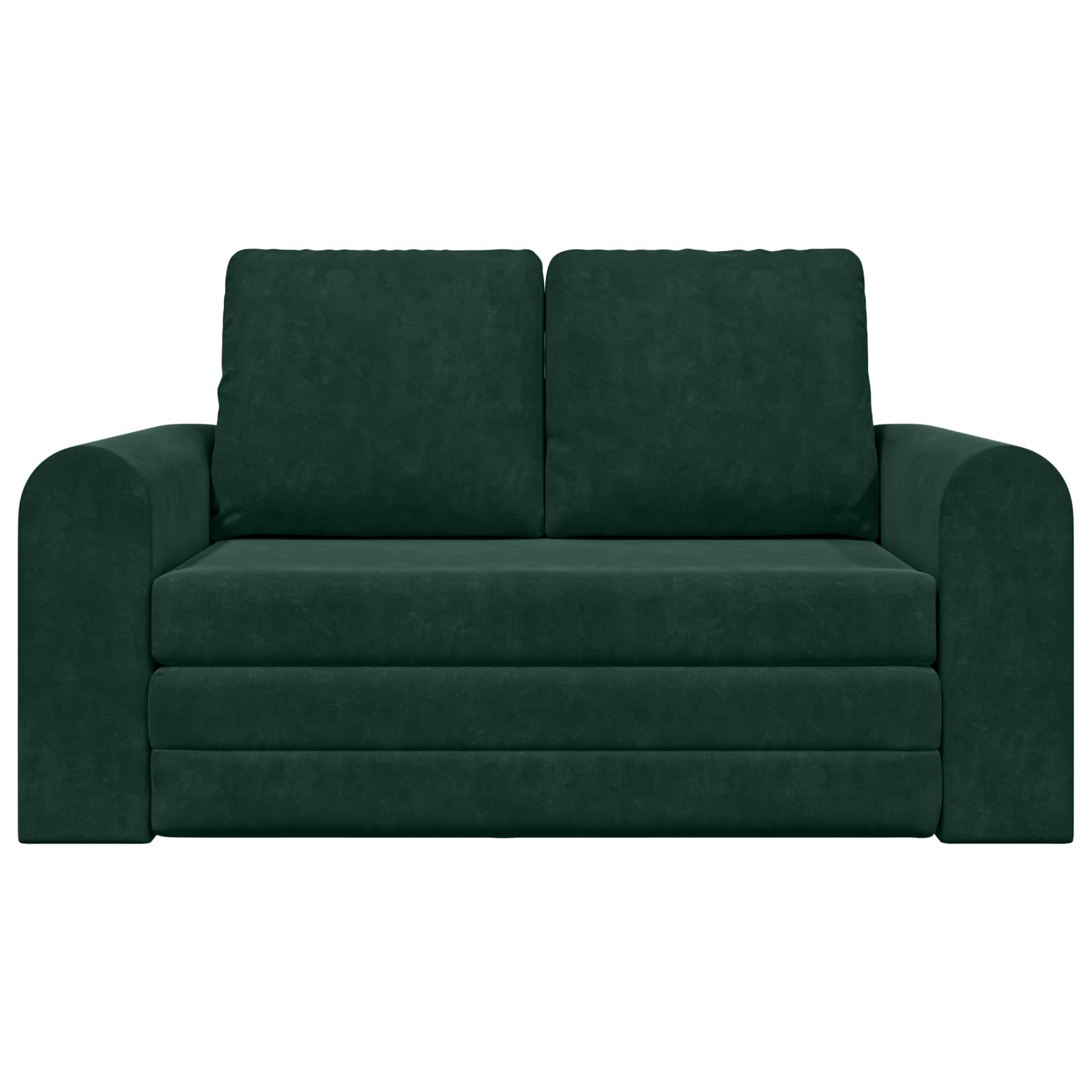 Schlafsofa Dunkelgrün 148 x 71 x 83 cm Samt