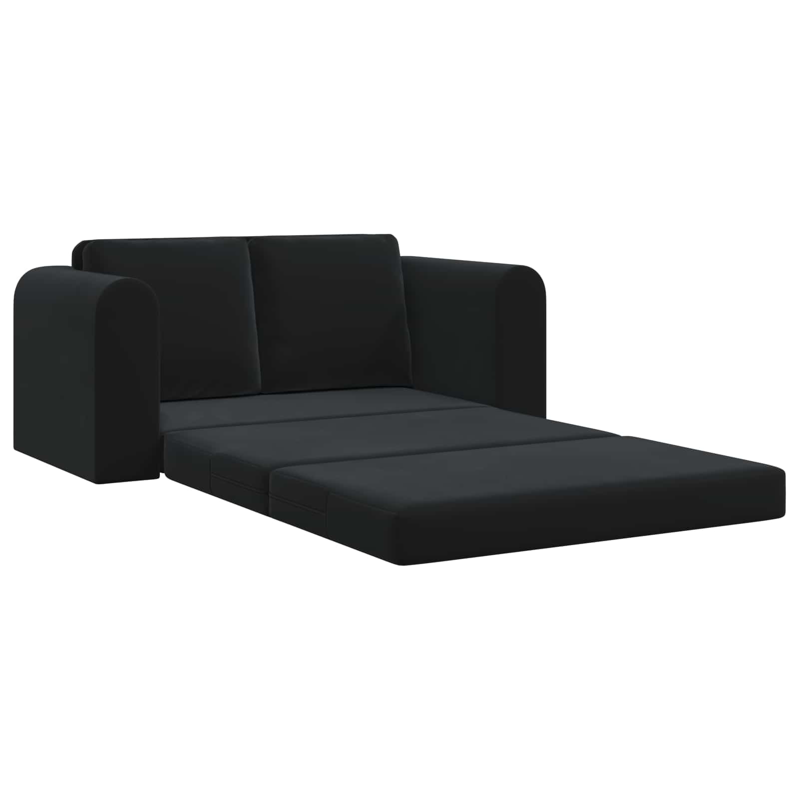 Schlafsofa Schwarz 148 x 71 x 83 cm Samt