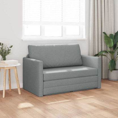 Schlafsofa 110cm Hellgrau Stoff