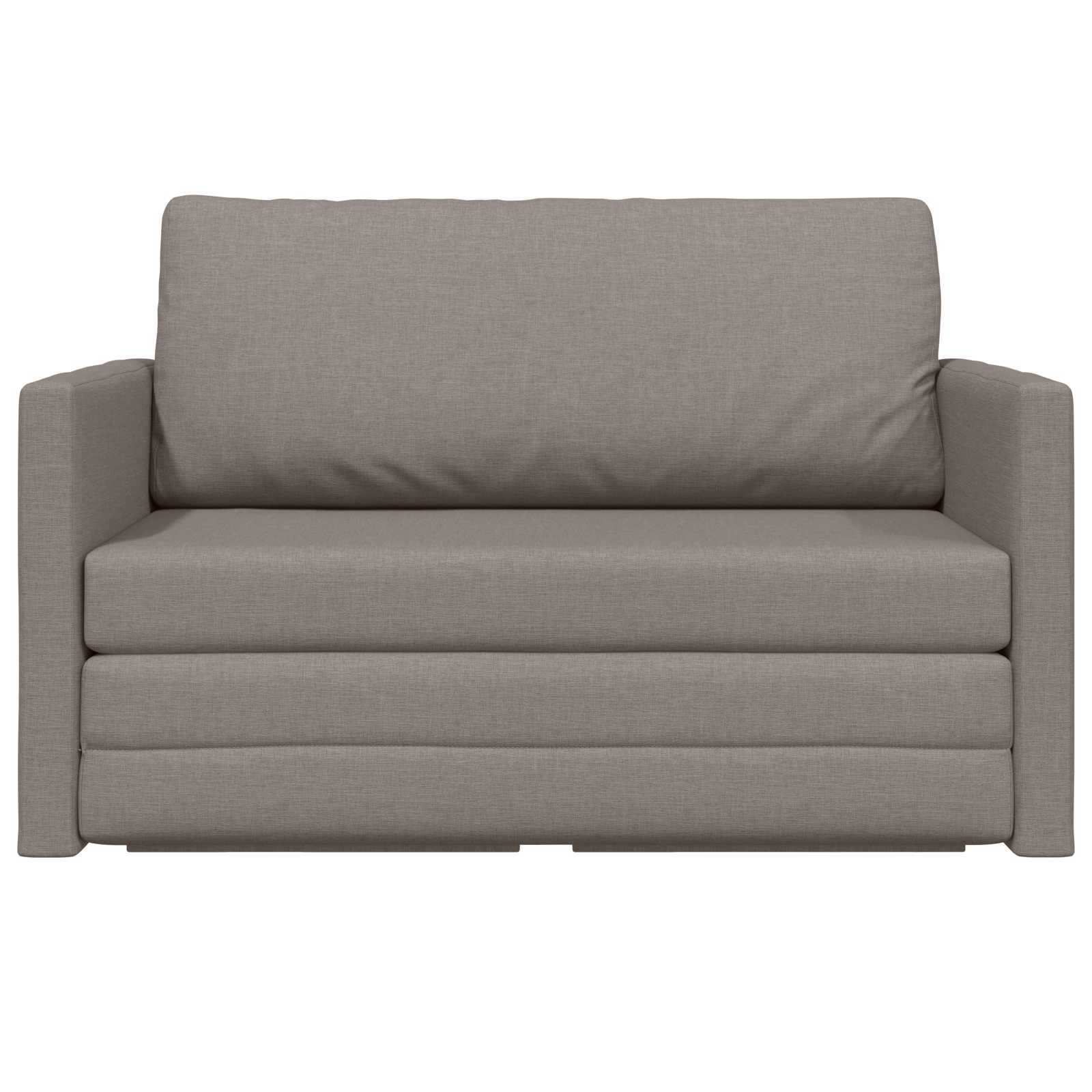 Schlafsofa 110cm Taupe Stoff