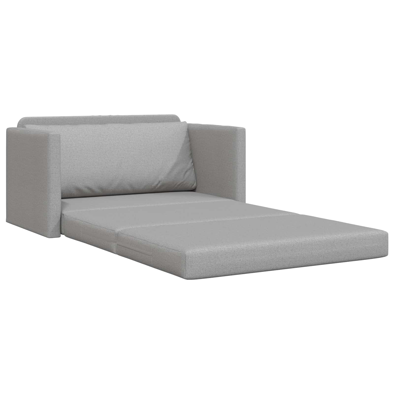 Schlafsofa Wolkengrau 124 x 71 x 78 cm Stoff