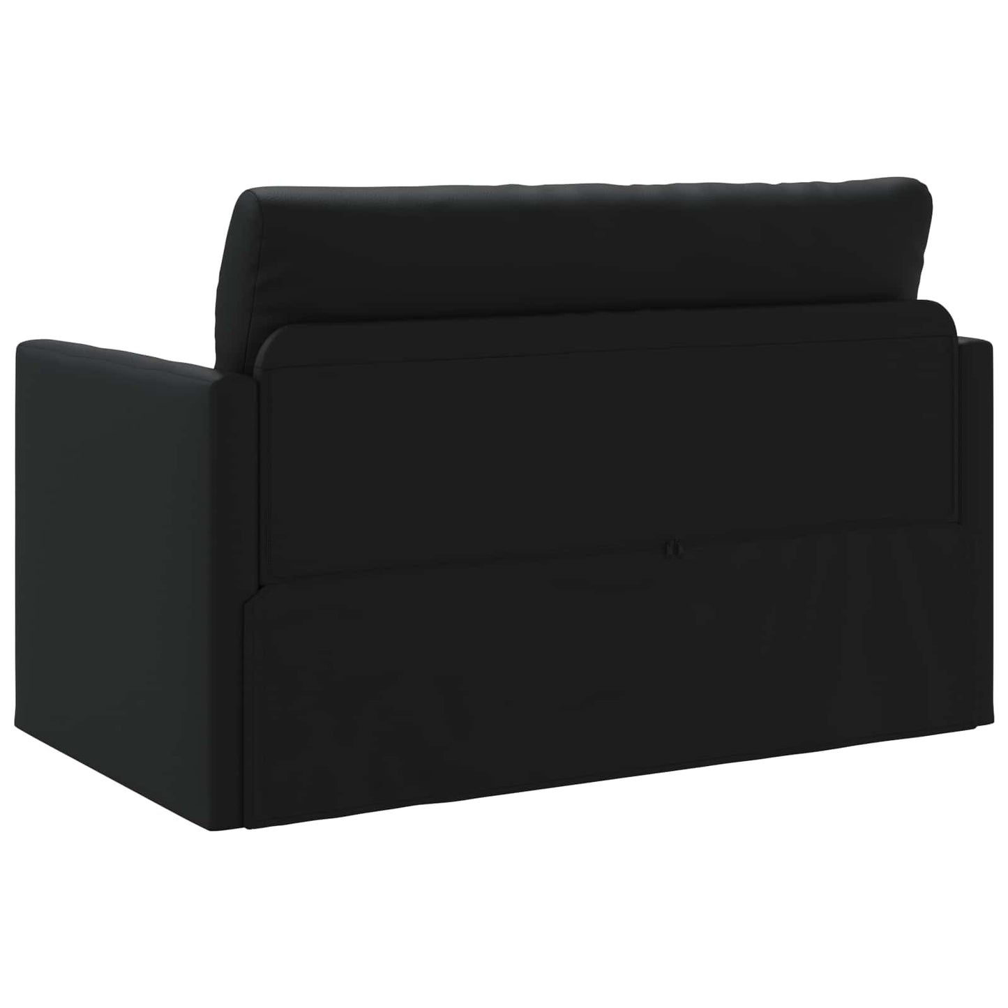 Schlafsofa Schwarz 124 x 71 x 78 cm Kunstleder