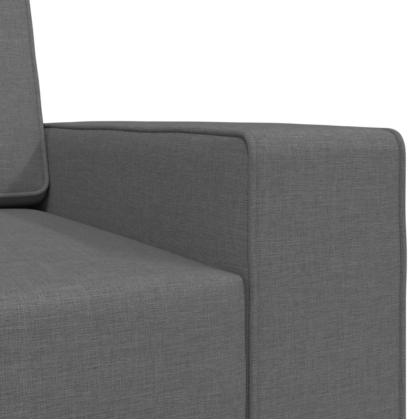 Schlafsofa Dunkelgrau 245 x 78 x 77 cm Stoff