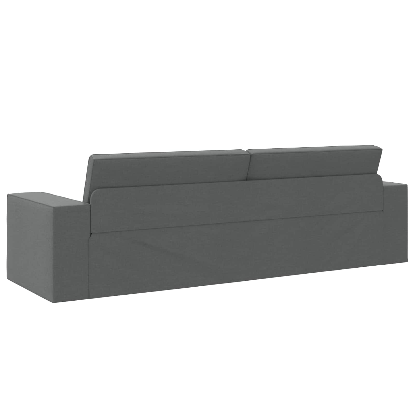 Schlafsofa Dunkelgrau 245 x 78 x 77 cm Stoff