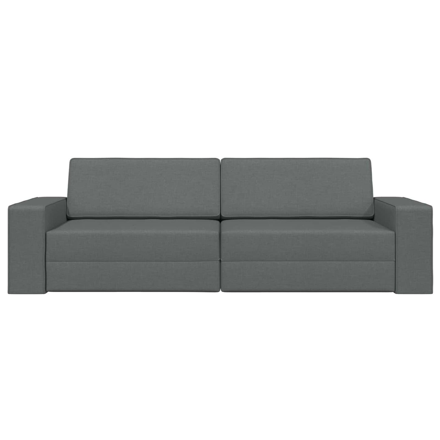 Schlafsofa Dunkelgrau 245 x 78 x 77 cm Stoff