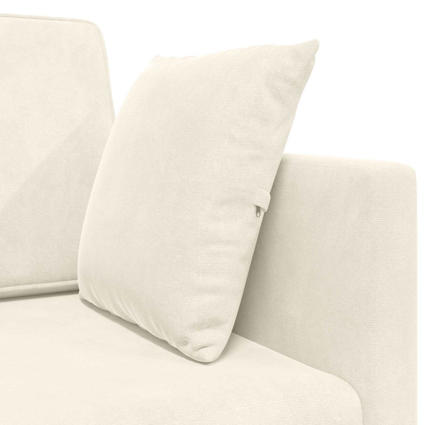 Boden-Sofa-Bett Creme 213 x 70 x 77 cm Samt