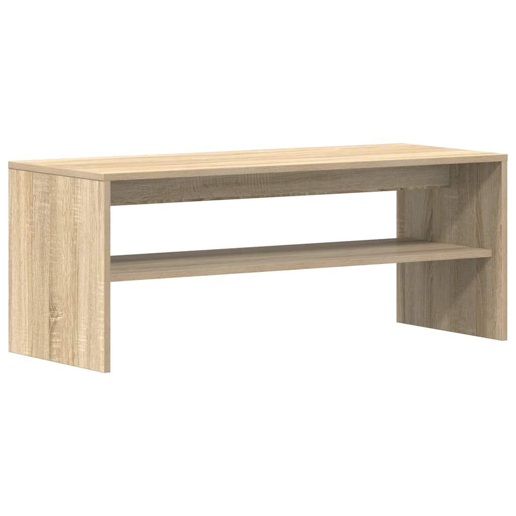 Meuble TV chêne Sonoma 100x40x40 cm matériau bois