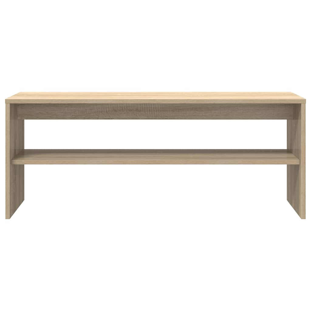 Meuble TV chêne Sonoma 100x40x40 cm matériau bois
