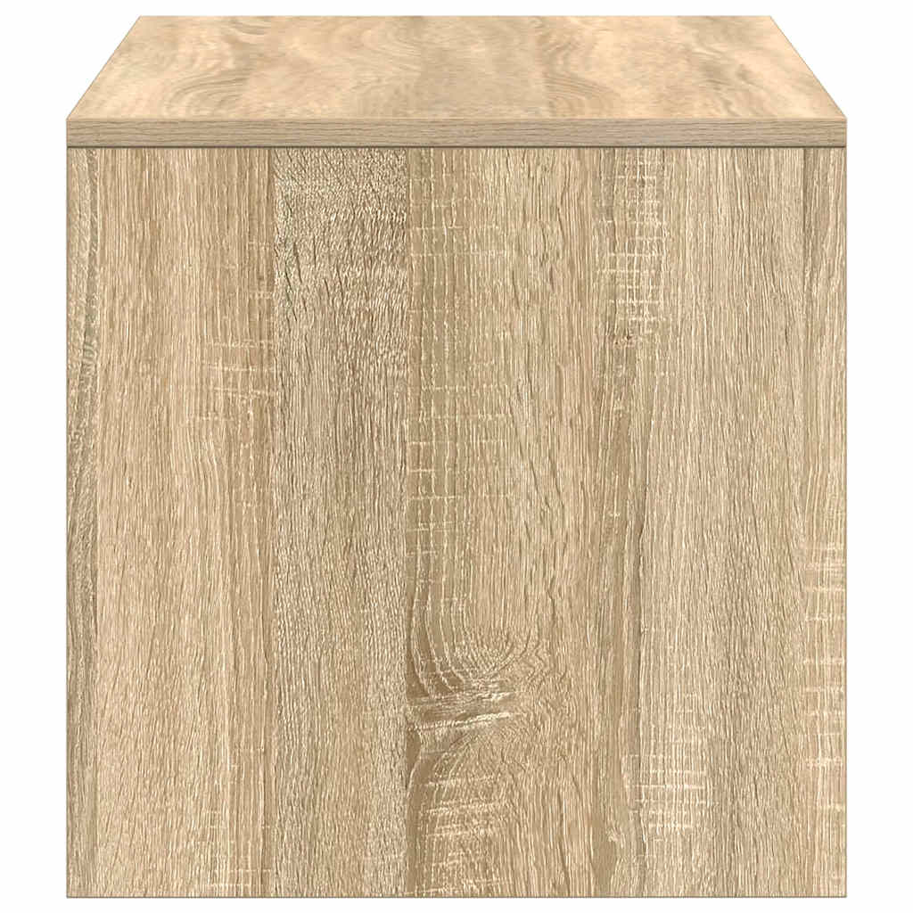 Meuble TV chêne Sonoma 100x40x40 cm matériau bois