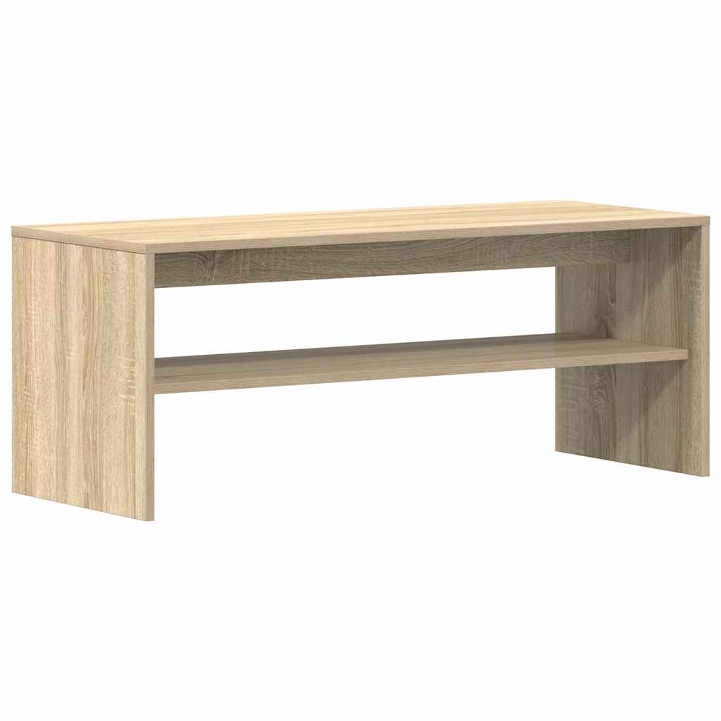 Meuble TV chêne Sonoma 100x40x40 cm matériau bois