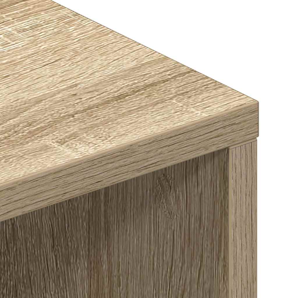 Meuble TV chêne Sonoma 100x40x40 cm matériau bois
