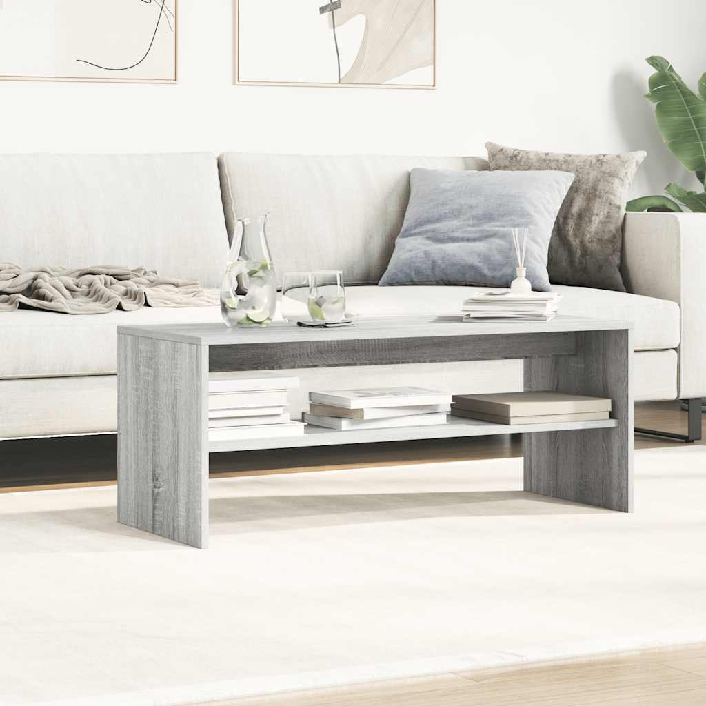 Meuble TV gris Sonoma 100x40x40 cm en bois