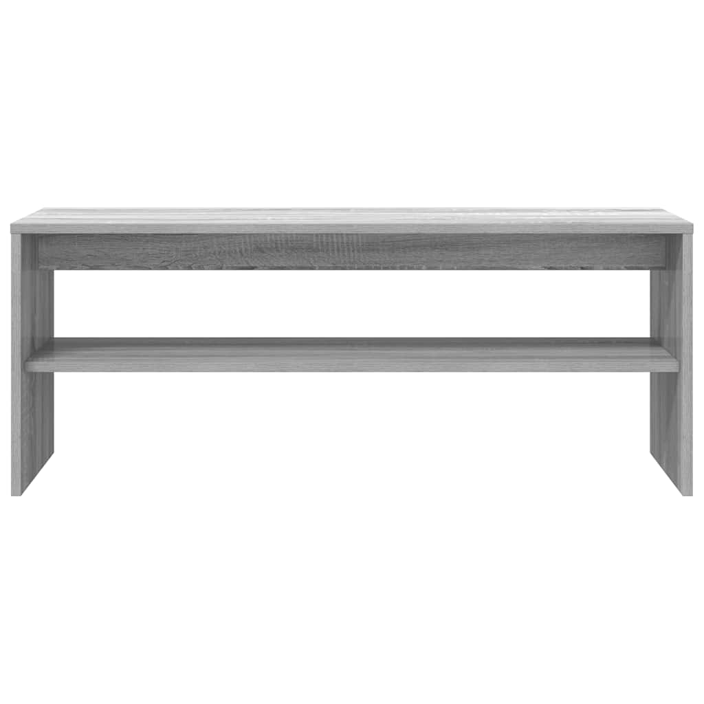 Meuble TV gris Sonoma 100x40x40 cm en bois