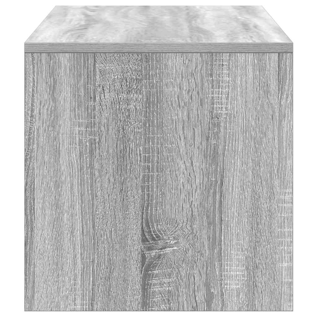 Meuble TV gris Sonoma 100x40x40 cm en bois