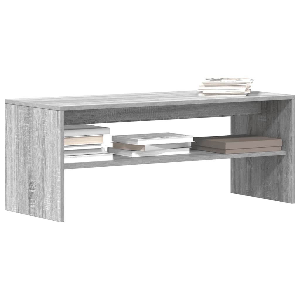 Meuble TV gris Sonoma 100x40x40 cm en bois