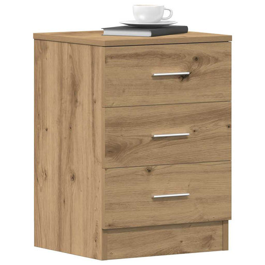 Bedside tables 2 pcs. Artisan oak 38x35x55 cm wood material