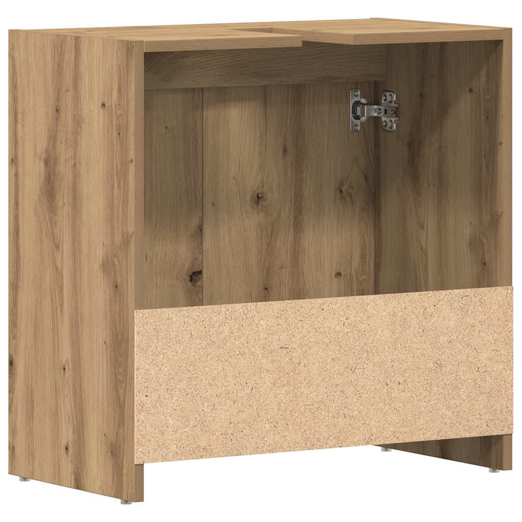 Waschbeckenunterschrank Artisan-Eiche 60x33x60 cm